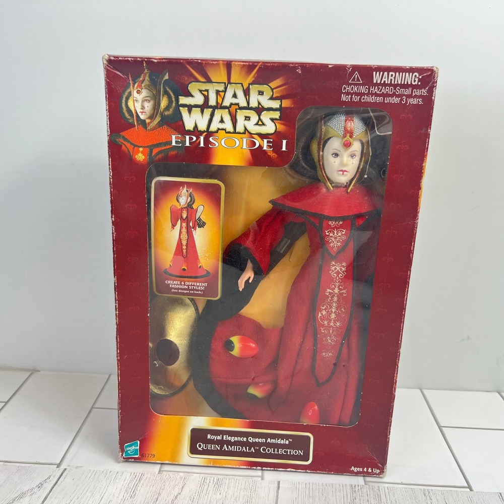 Star Wars Episode I Queen Amidala Royal Elegance Doll Hasbro 1998 New in Box